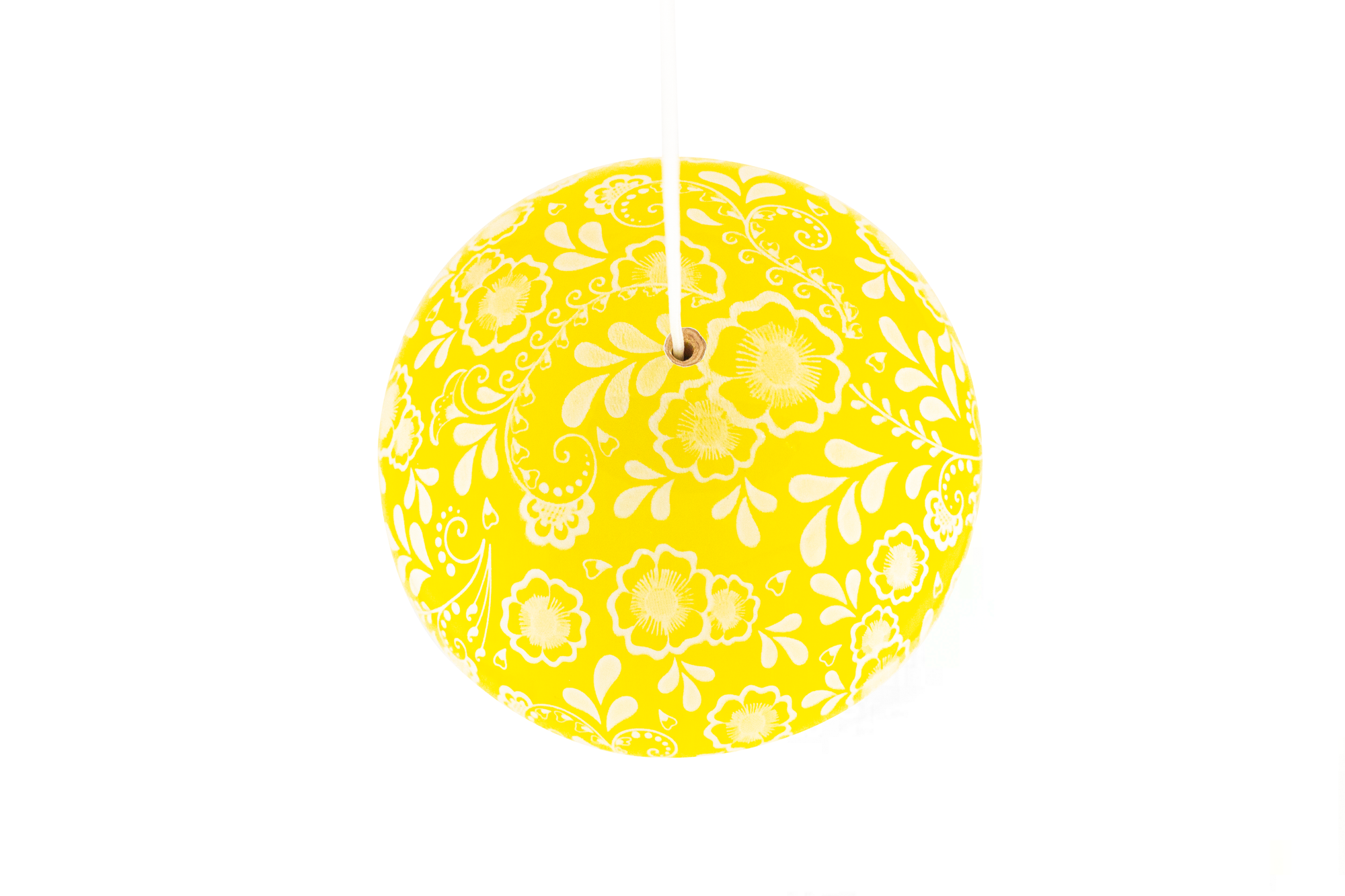 Yellow Bloom Kendama with Tricklist