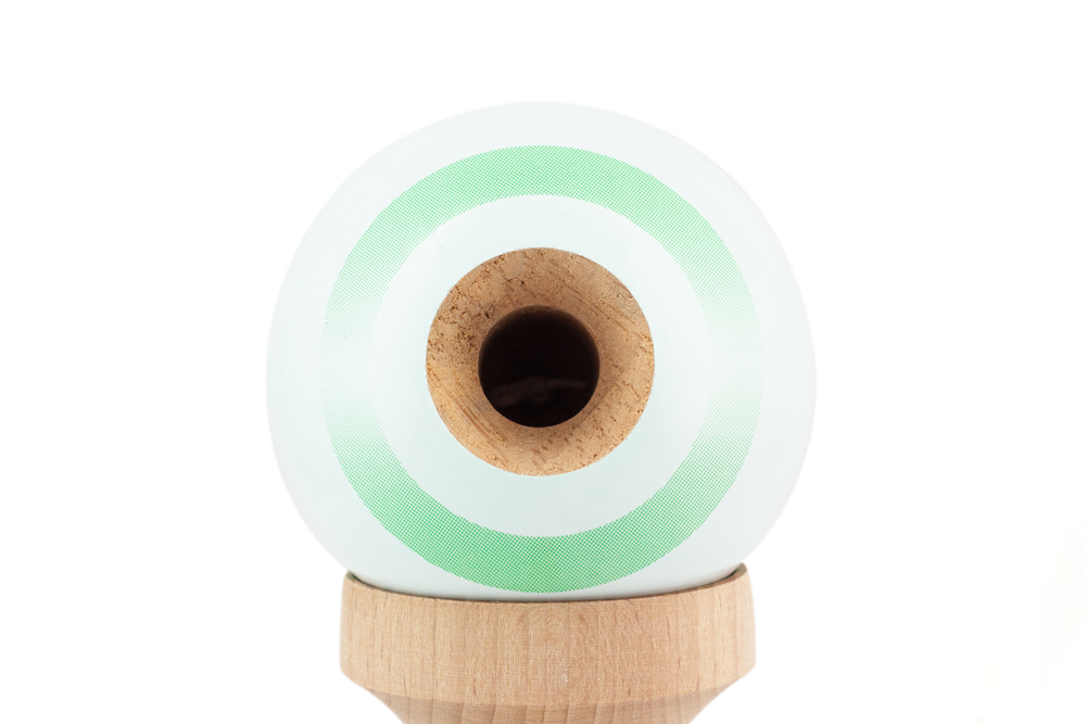 
                  
                    Load image into Gallery viewer, Green Bloom Kendama with Tricklist
                  
                